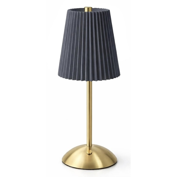 Светильник «Альба» с серым  абажуром 