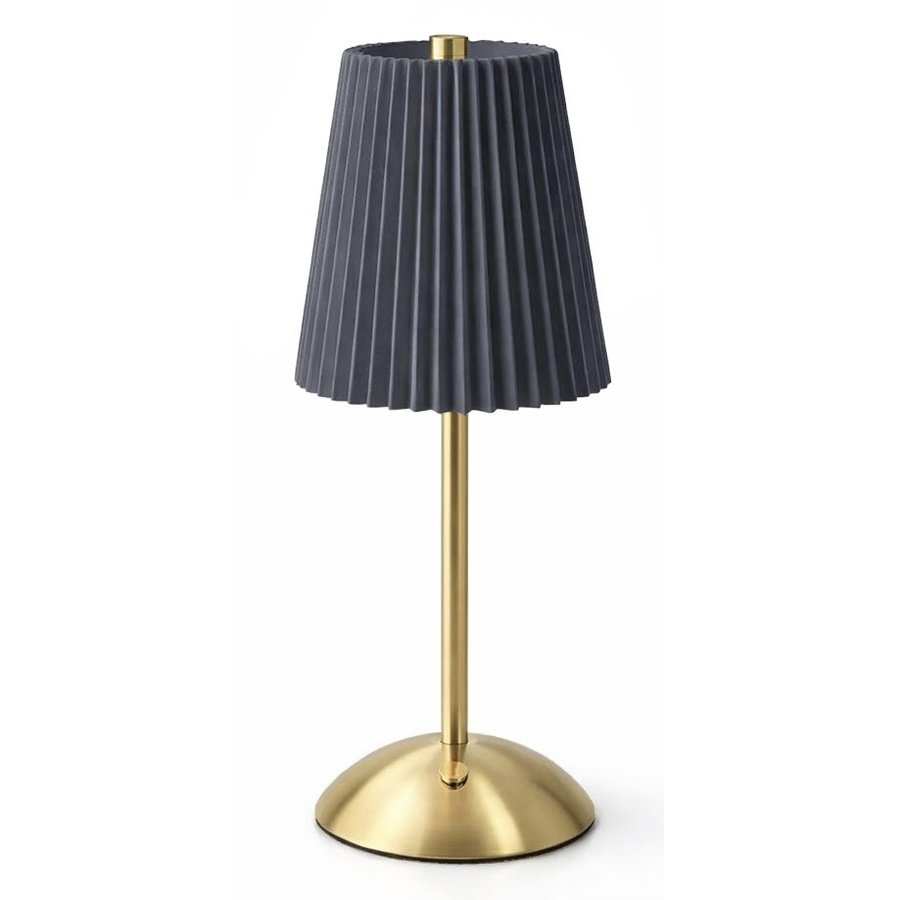 Светильник «Альба» с серым  абажуром  - Фото миниатюра 1