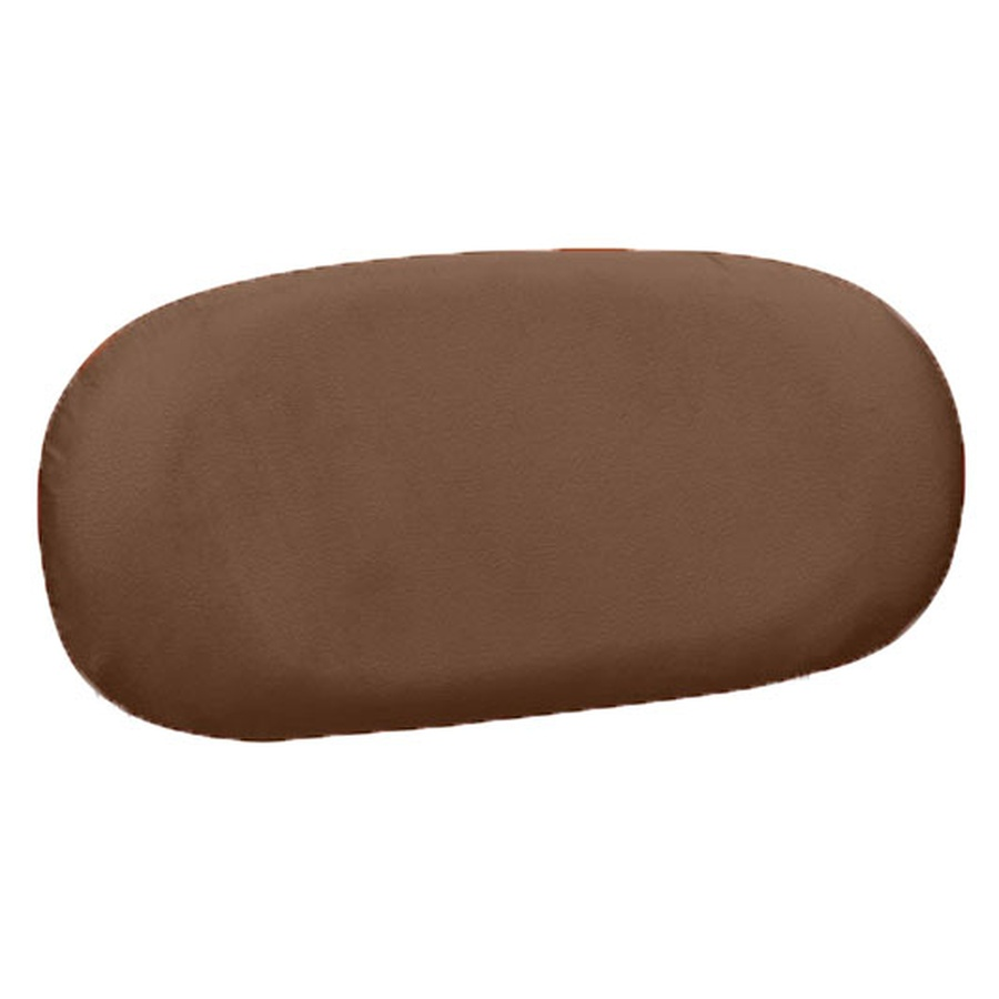 Чехол спинка к стулу Тотем, горький шоколад бархат  - Фото миниатюра 1