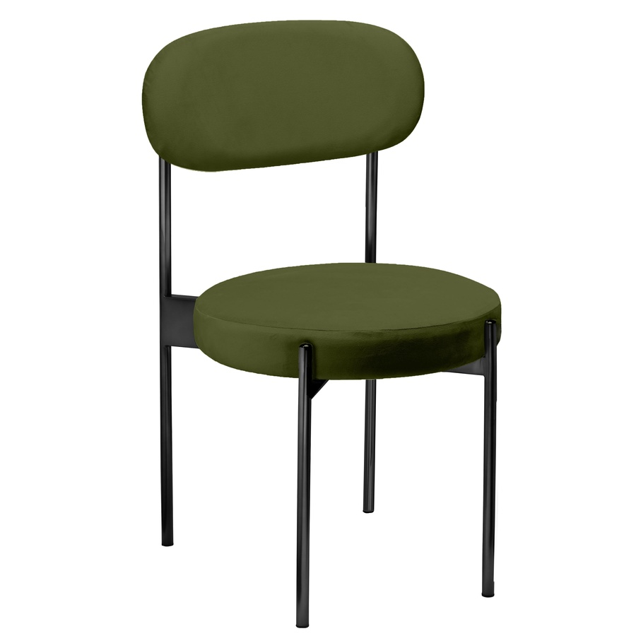 Стул «Тотем» черный, мшистый бархат - Фото миниатюра 1