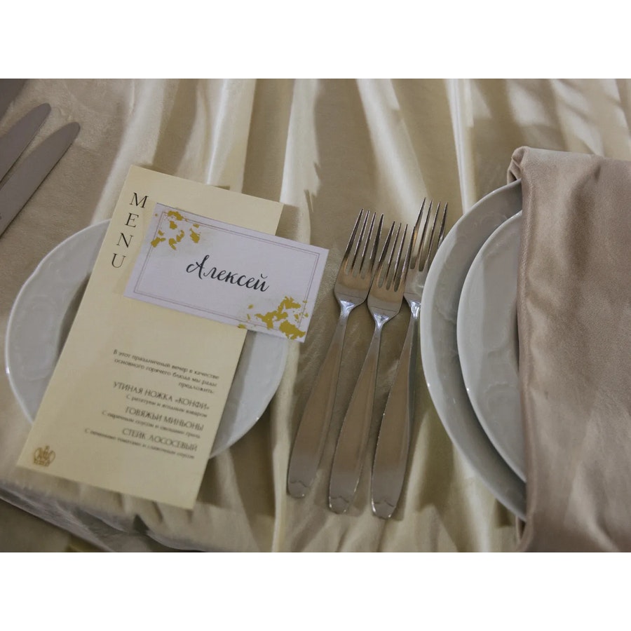 Скатерть прямая широкая бархатная молочная - Фото миниатюра 8