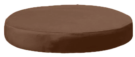 Чехол сидушка к стулу Тотем, горький шоколад бархат 