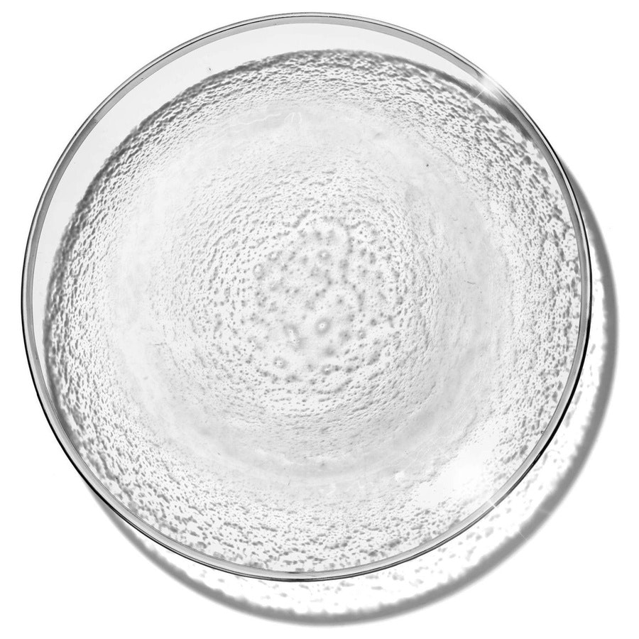 Подстановочная тарелка «Анитра» прозрачная с серебряной каймой - Фото миниатюра 1