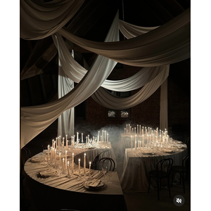 Салфетка бархатная молочная