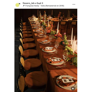 Салфетка бархатная терракотовая - Фото 2