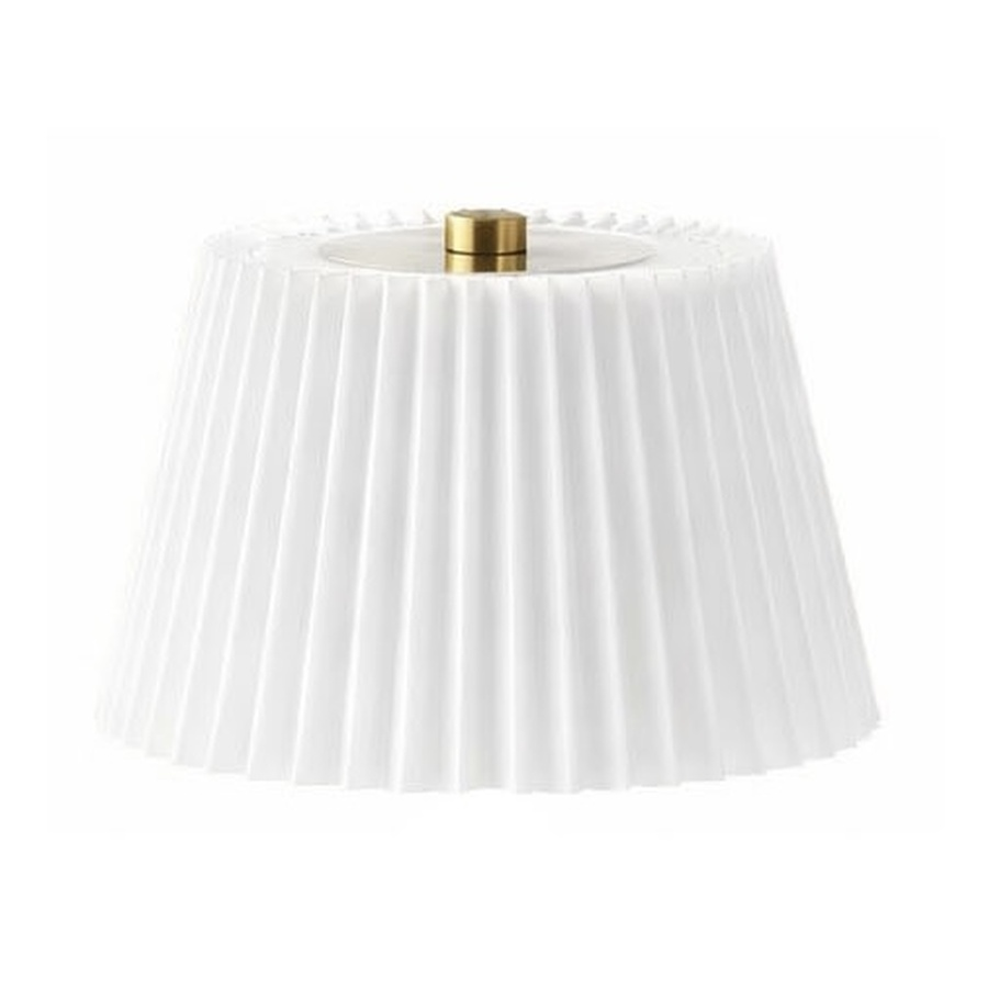 Абажур «Альба» короткий белый - Фото миниатюра 1