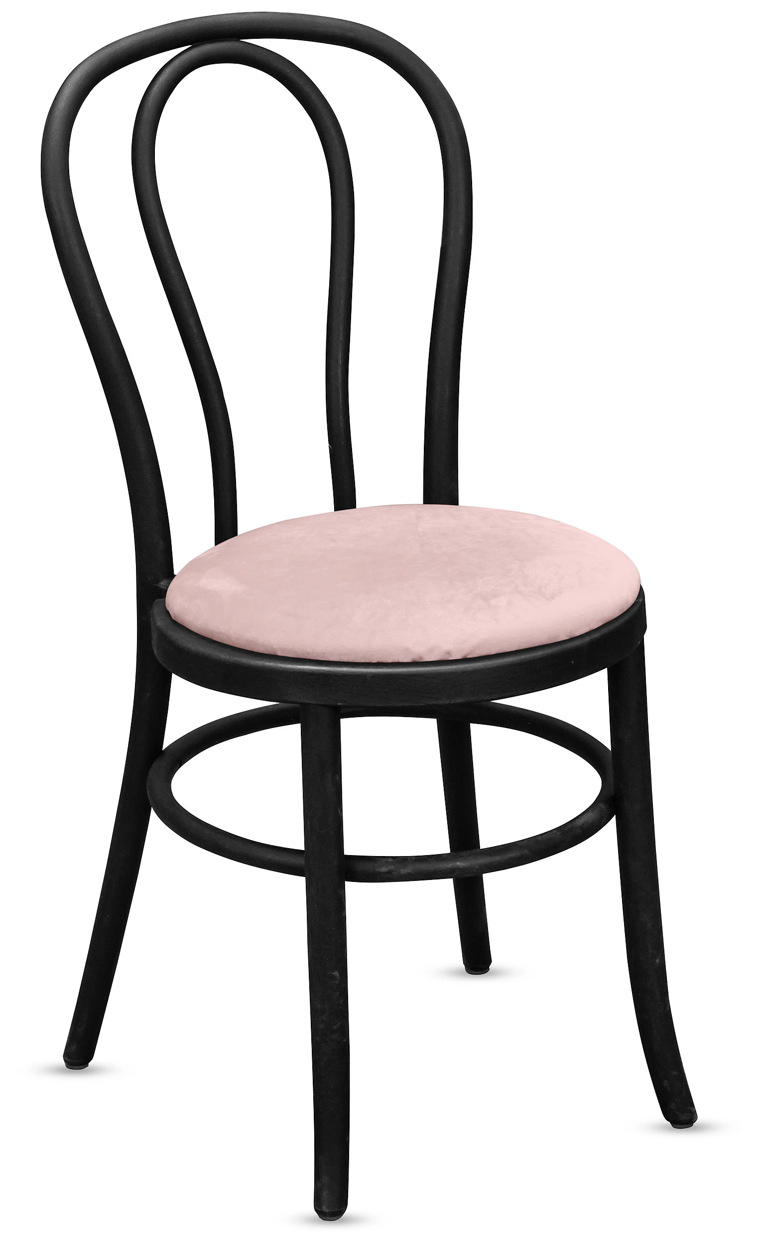 Стул Венский, пыльно-розовые подушки из бархата - Фото миниатюра 1