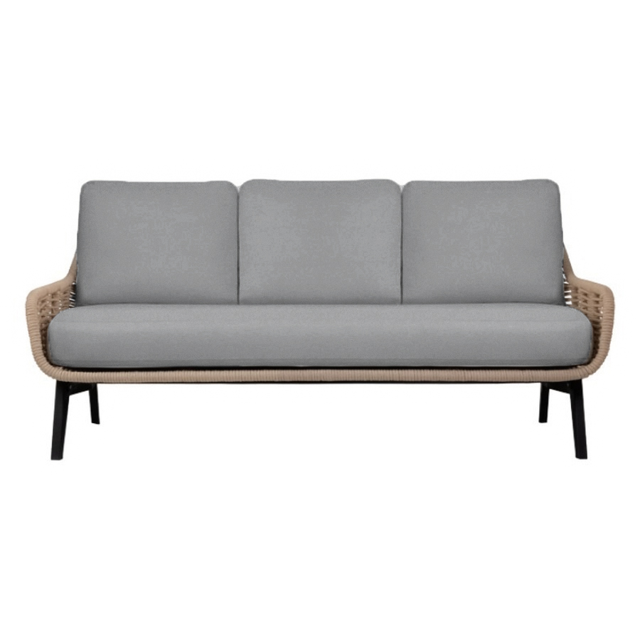 Диван трехместный Ван Гог серый - Фото миниатюра 1