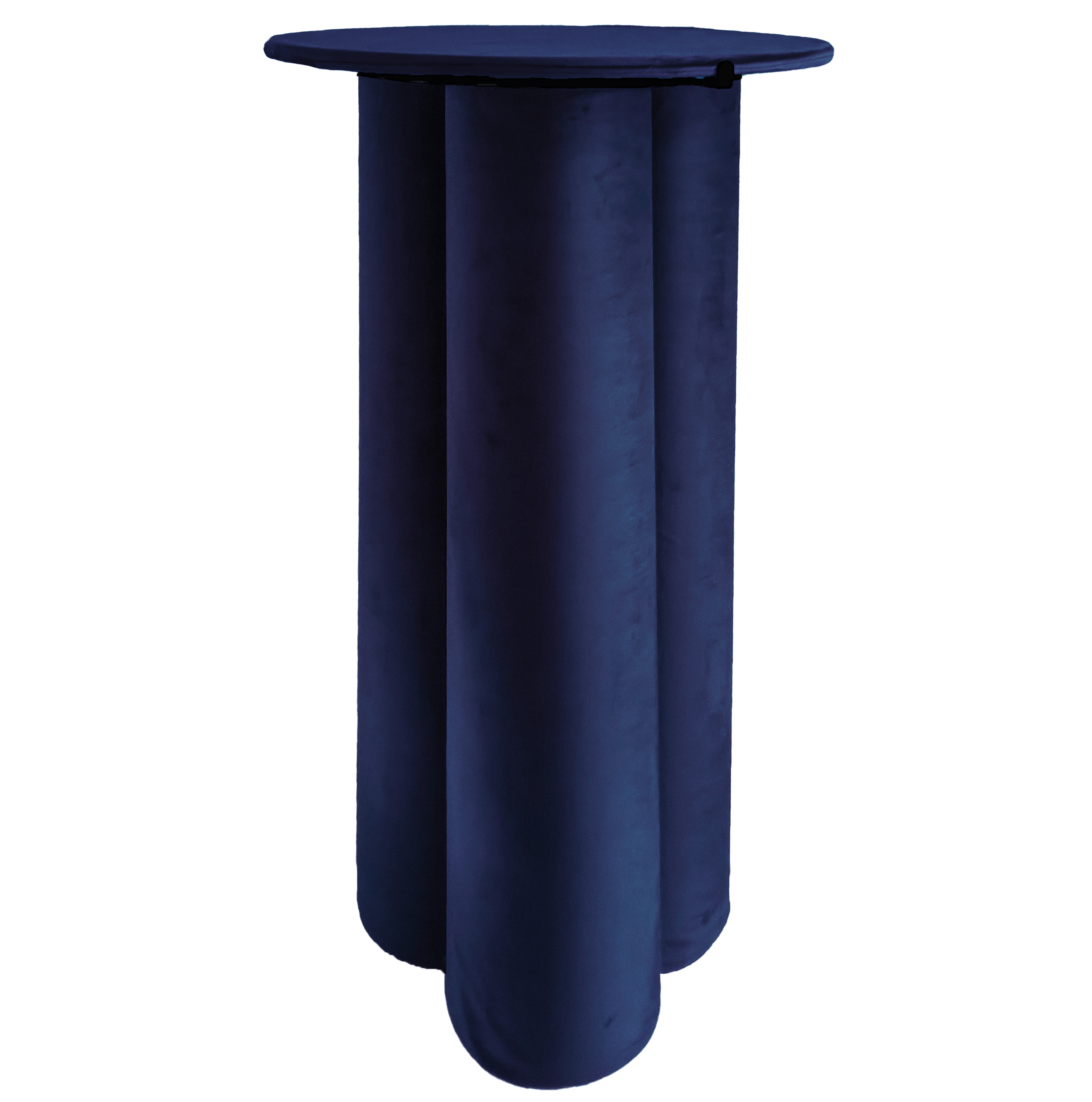 Коктейльный стол Сквош сапфир, велюр - Фото миниатюра 1