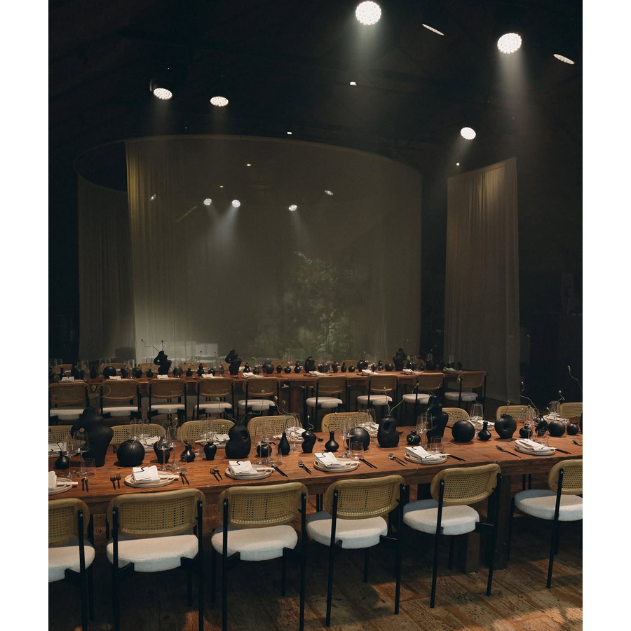 Стул Модерн Черный, Натуральный ротанг + Млечный путь - Фото миниатюра 2