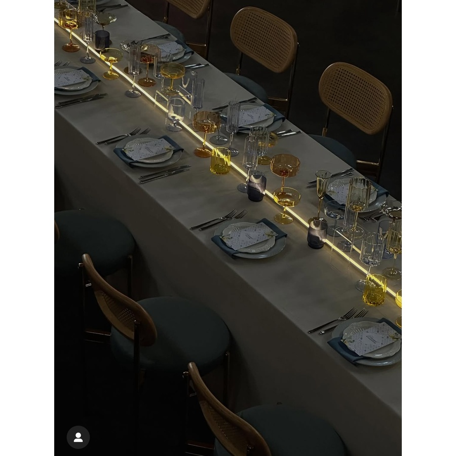 Стул Модерн Золото, Натуральный ротанг + серо-голубой - Фото миниатюра 4