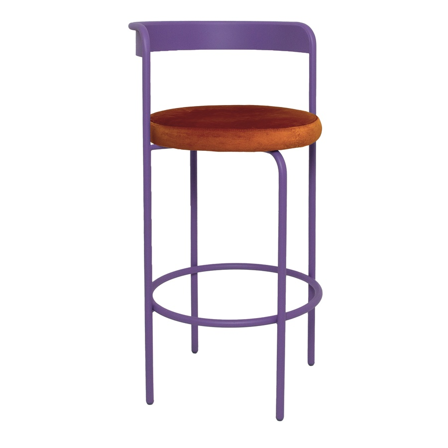 Стул барный Колори, Фиалковое мороженое + Терракотовый - Фото миниатюра 1
