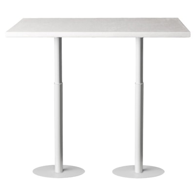 Стол коктейльный Твист Прямоугольный М, Млечный путь (телескопические ноги)