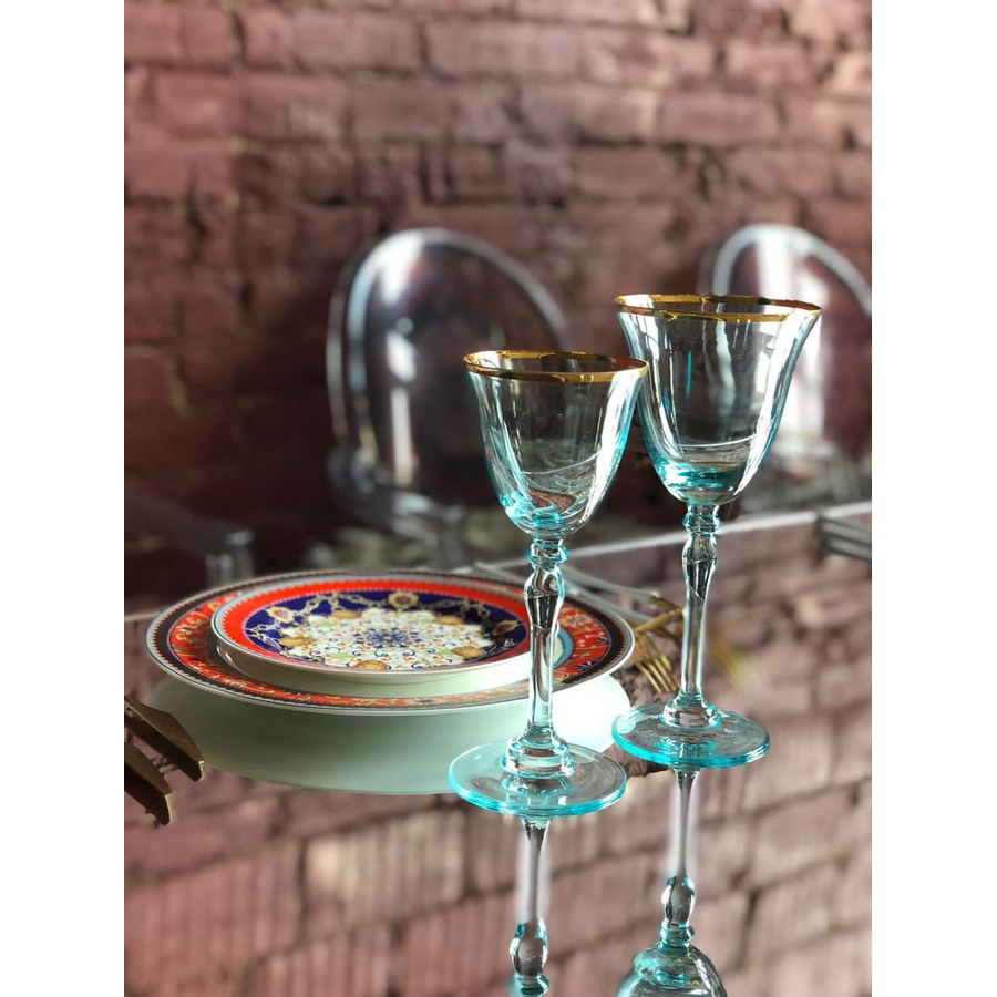 Сет бокалов Хлоэ голубой - Фото миниатюра 4