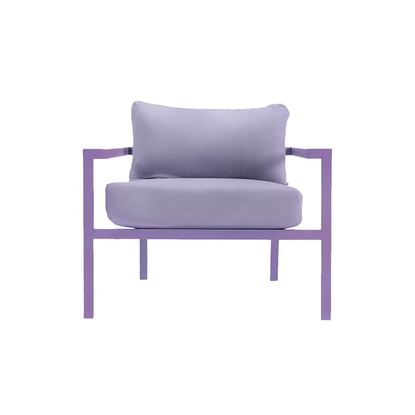 Кресло Хагги, Фиалковое мороженое + Нежная орхидея