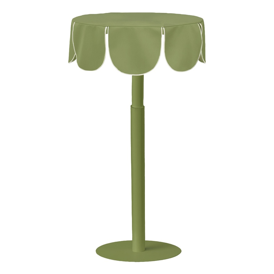 Комплект Стол "Да,капитан" Твист Фисташковое пралине + матча с белым кантом, велюр  - Фото миниатюра 1