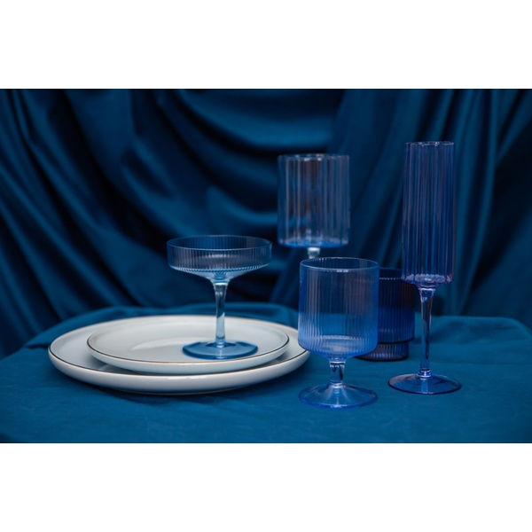 Скатерть велюр, круглая, сапфир - Фото 4