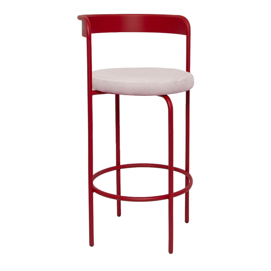 Стул барный Колори Красный бархат + Розовый кварц - Фото миниатюра 1