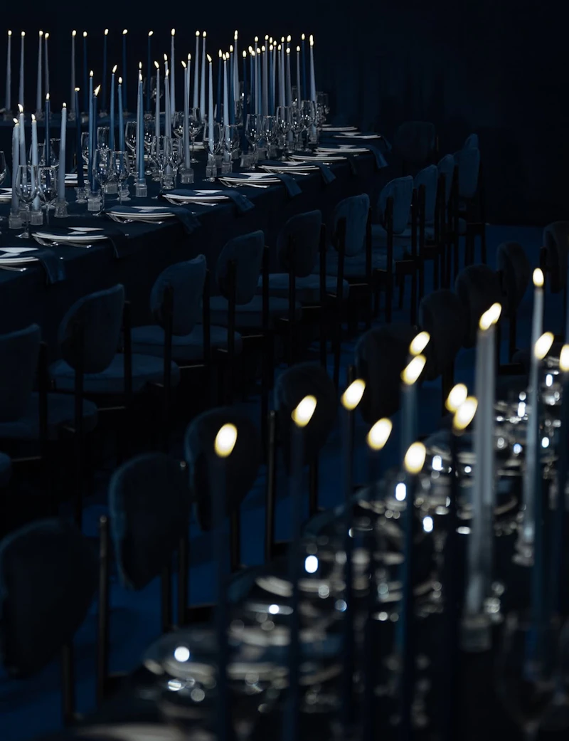 Стул Модерн Черный, Глубокий синий