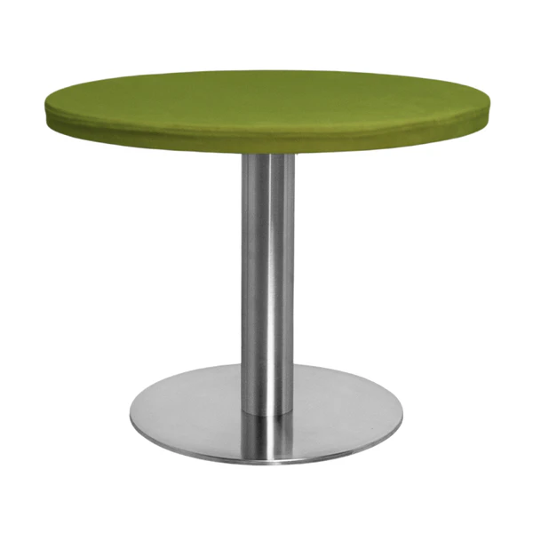 Стол Твист Круглый 43см, Серебро + Матча