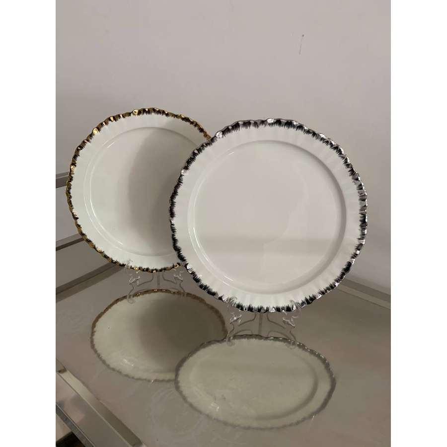 Сервировочная тарелка Подсолнух Серебро - Фото миниатюра 8