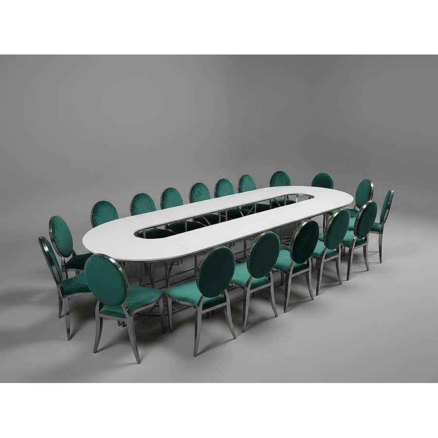 Стол Тьюлип (размер М), Белый (перекрас)  - Фото миниатюра 2