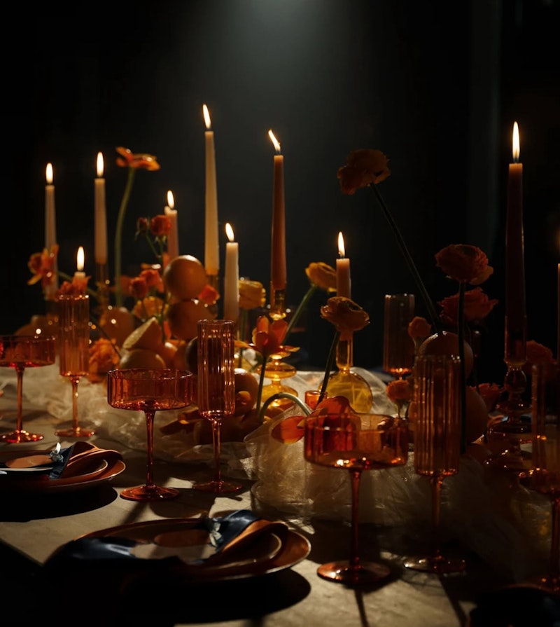 Сет бокалов Сквош Этюд в оранжевом