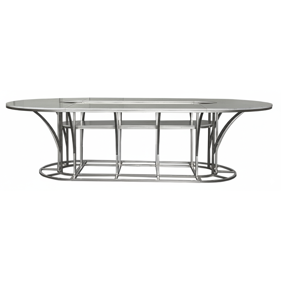 Стол Тьюлип (размер С), Серебряный (перекрас) - Фото миниатюра 1