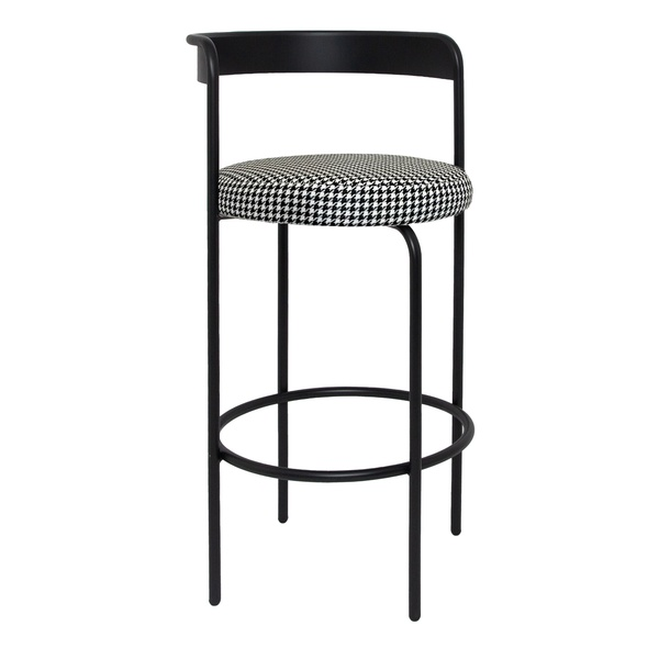 Стул барный Колори, Лакричный леденец + Гусиная лапка