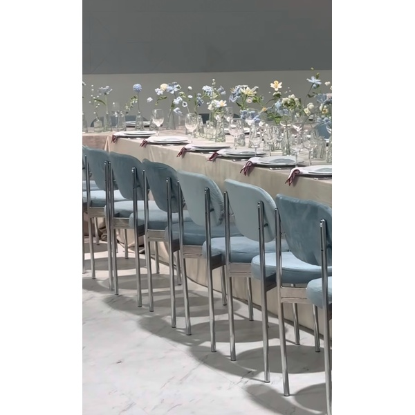 Стул Модерн Серебро, серо-голубой - изображение 2