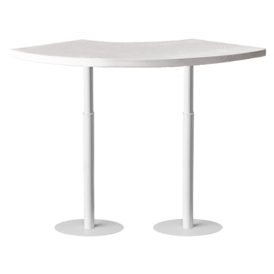 Стол коктейльный Твист Змейка С, Рафаэлло + Млечный путь (телескопические ноги)