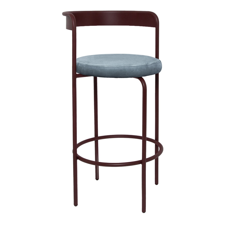 Стул барный Колори Бордо + Серо-голубой - Фото миниатюра 1