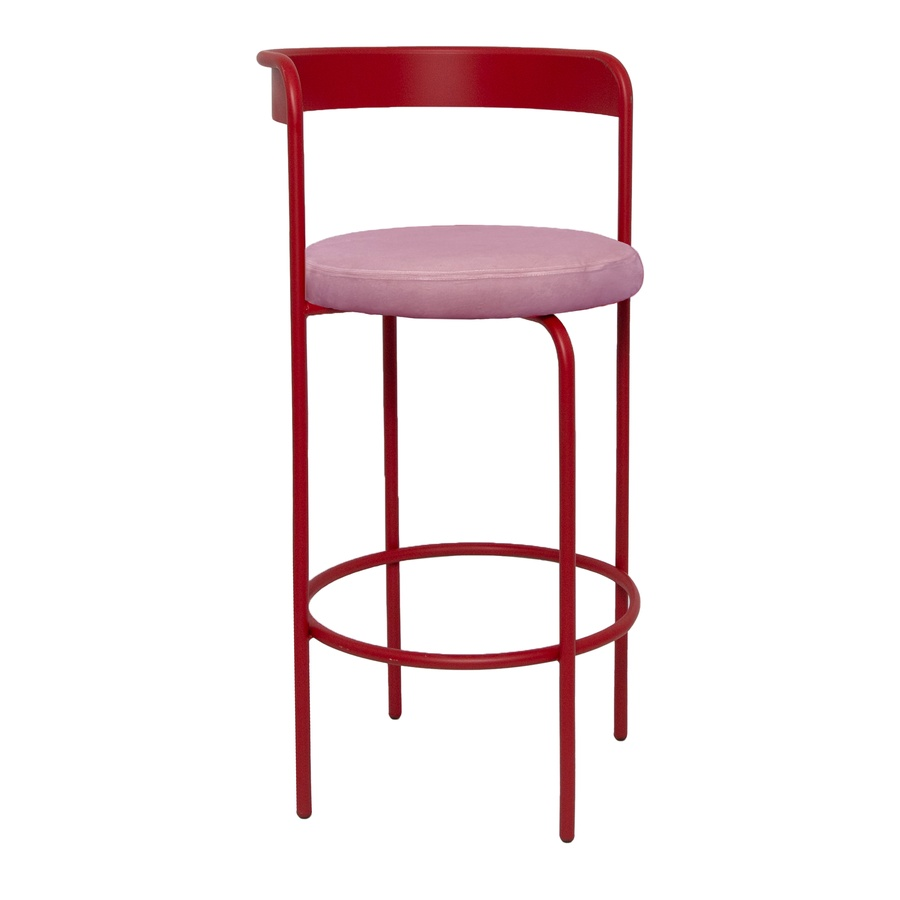 Стул барный Колори Красный бархат + Куколка - Фото миниатюра 1