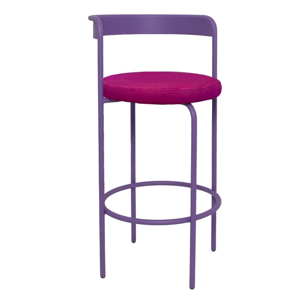 Стул барный Колори, Фиалковое мороженое + Манящая фуксия