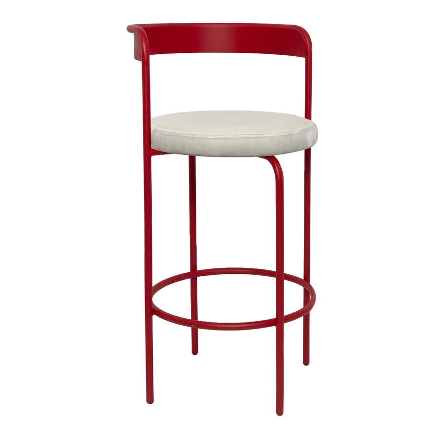 Стул барный Колори Красный бархат + Млечный путь - Фото миниатюра 1