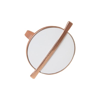 Кольцо для салфетки Баттон, белое