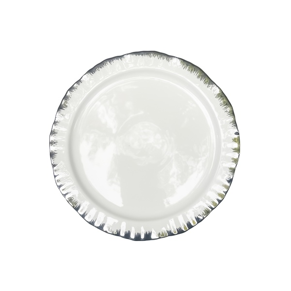 Порционная тарелка Подсолнух Серебро С - Фото 1