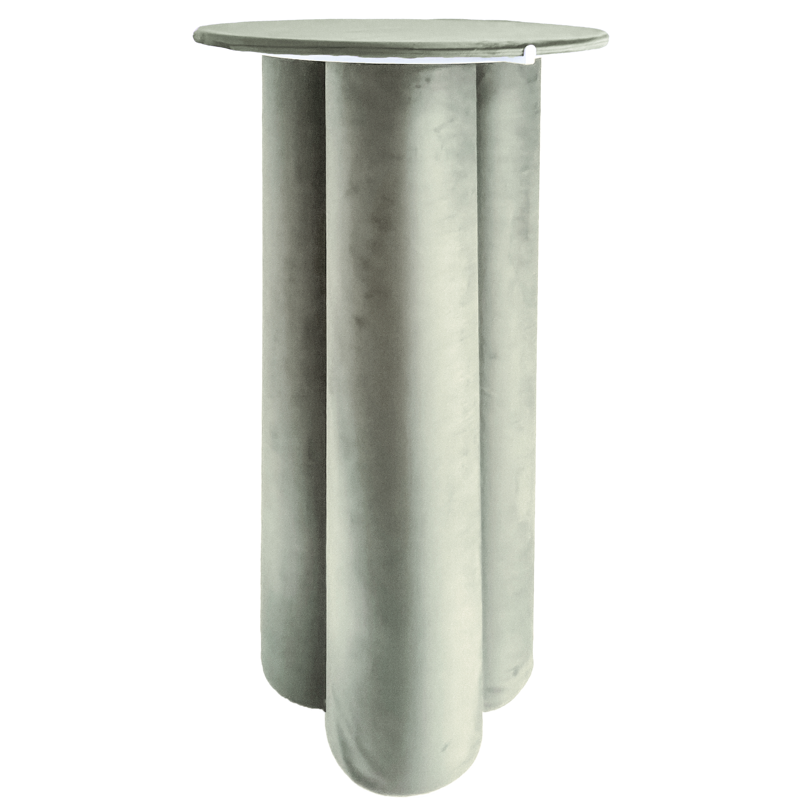 Коктейльный стол Сквош эвкалипт, велюр  - Фото миниатюра 1