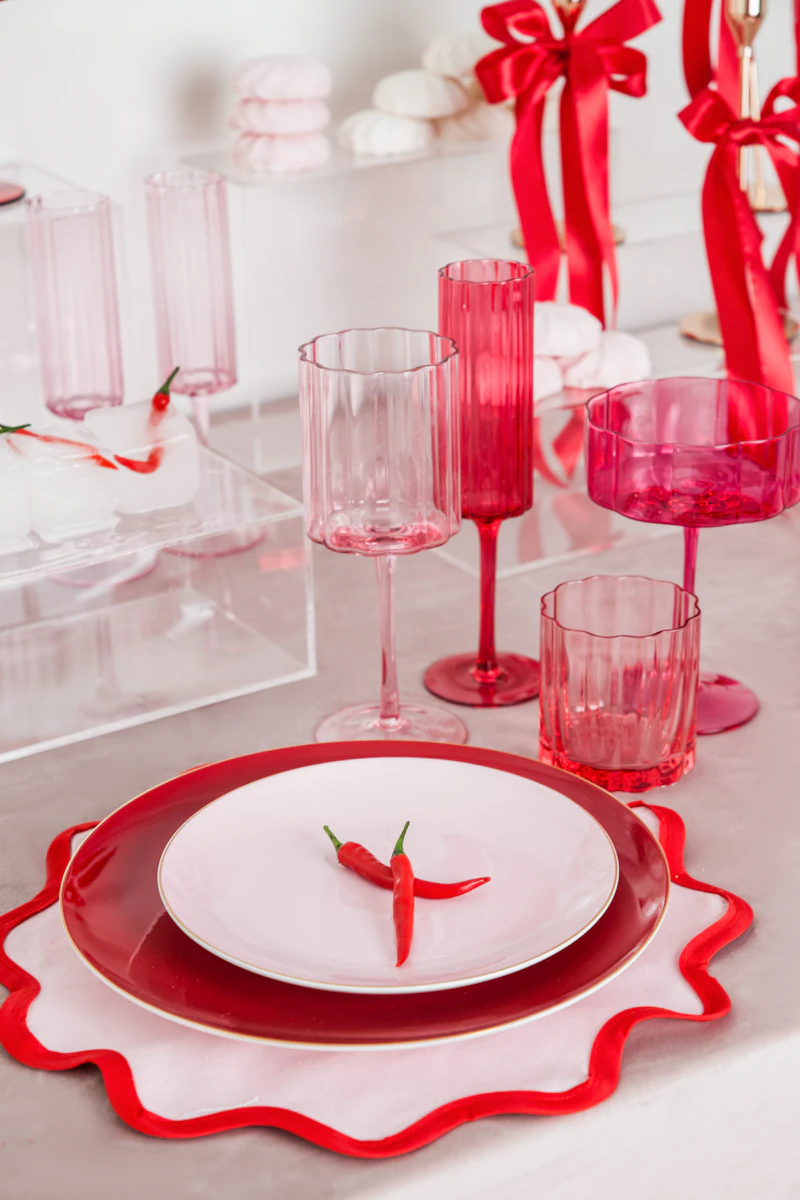 Салфетка-плейсмат Сквош, Клубника со сливками