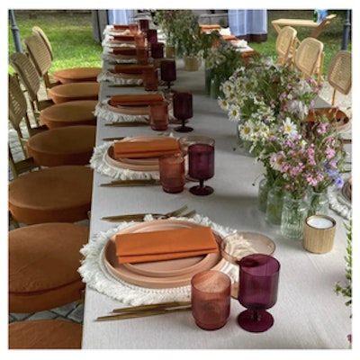 Сет тарелок Макраме Акцент Терракота С и М - изображение 3