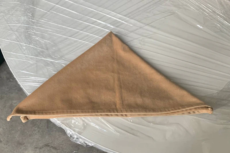 Салфетка велюр, нежный персик