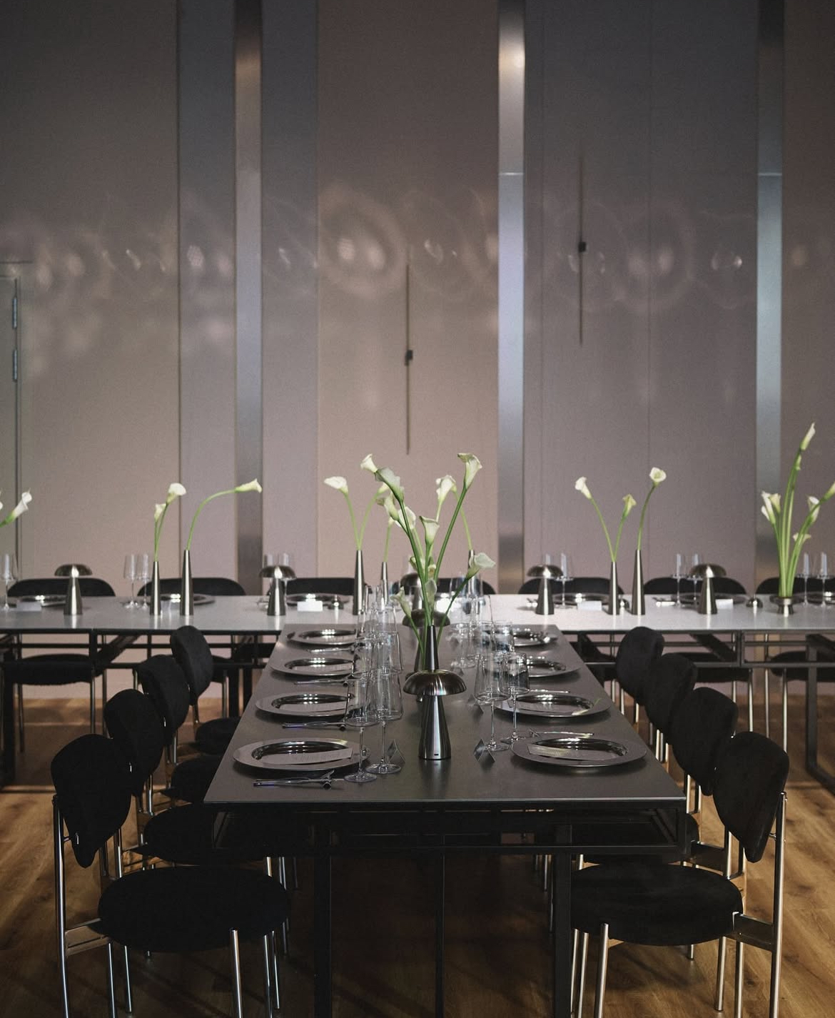 Стул Модерн Серебро, Черная ночь