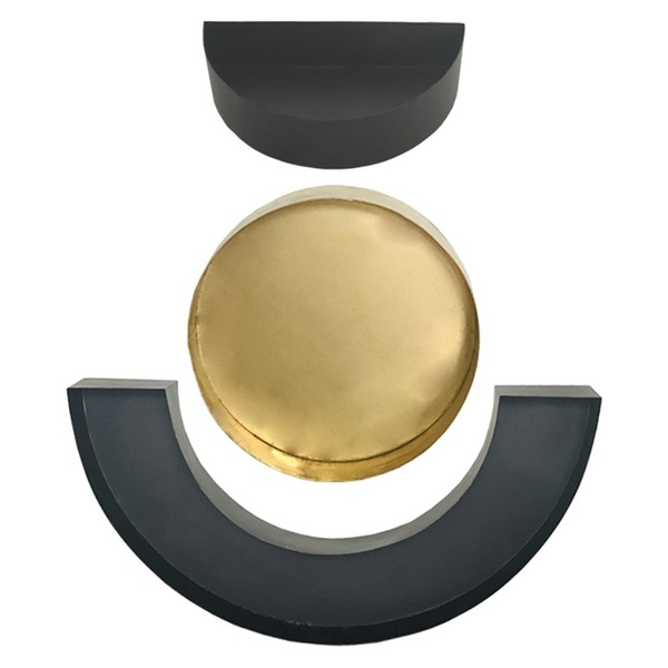 Флористическая стойка Полпонча Л, черная - Фото 4