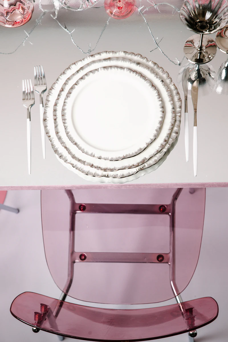 Сервировочная тарелка Подсолнух Серебро