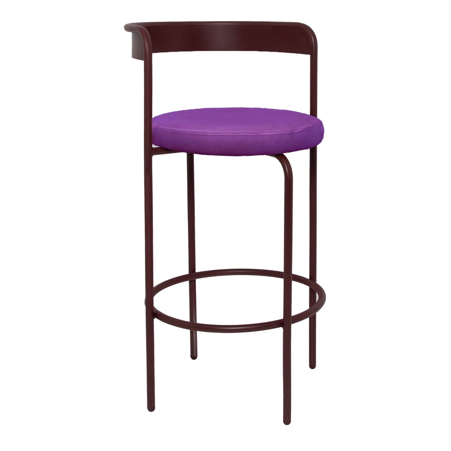 Стул барный Колори Бордо + Таинственный фиолетовый - Фото миниатюра 1