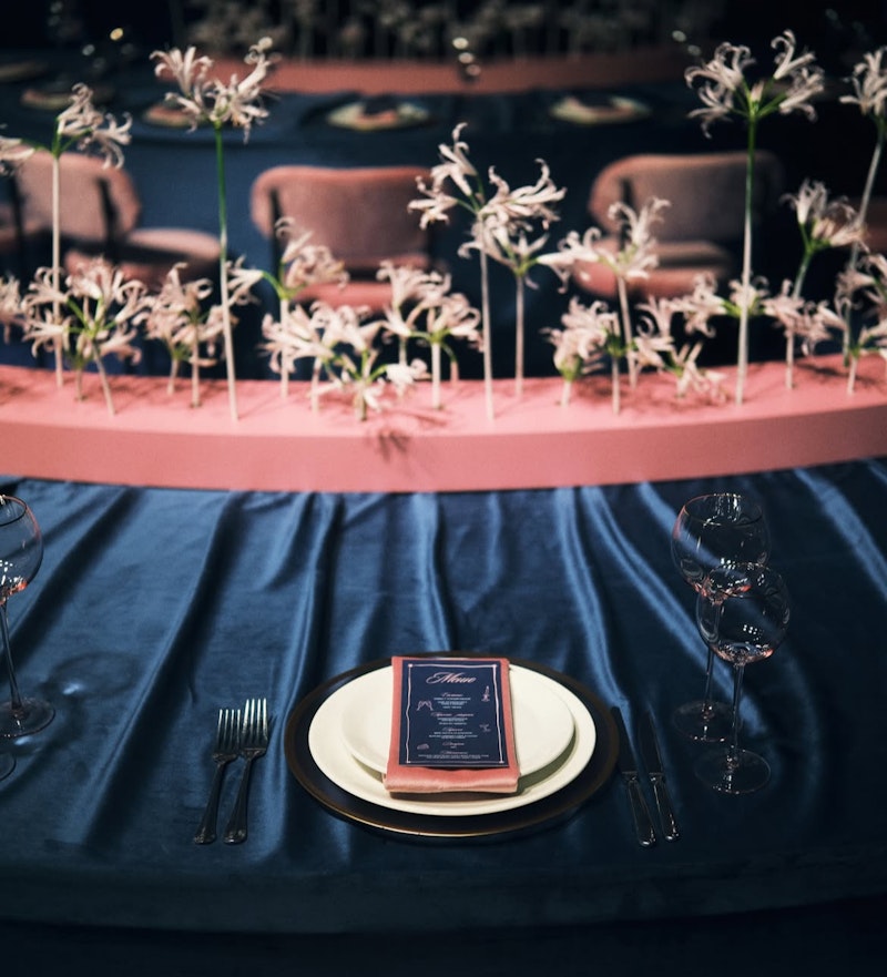 Скатерть велюр, прямоугольная, сапфировая ХЛ