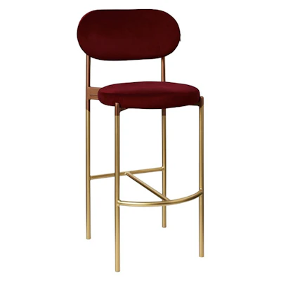 Стул барный Модерн Комфи Бордо(любой цвет каркаса)