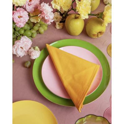 Салфетка из смесового льна, Самовлюбленный нарцисс - изображение 3