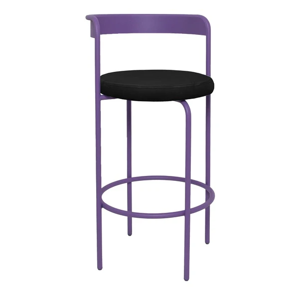Стул барный Колори, Фиалковое мороженое + Черная ночь