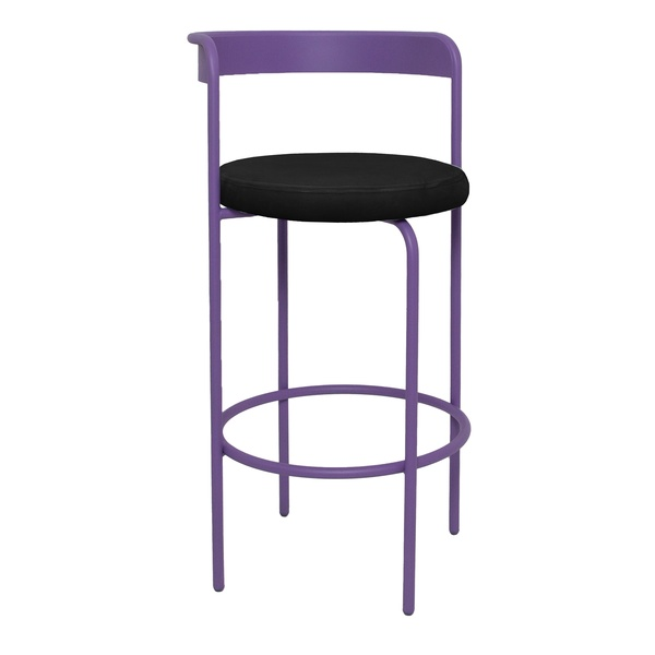 Стул барный Колори, Фиалковое мороженое + Черная ночь